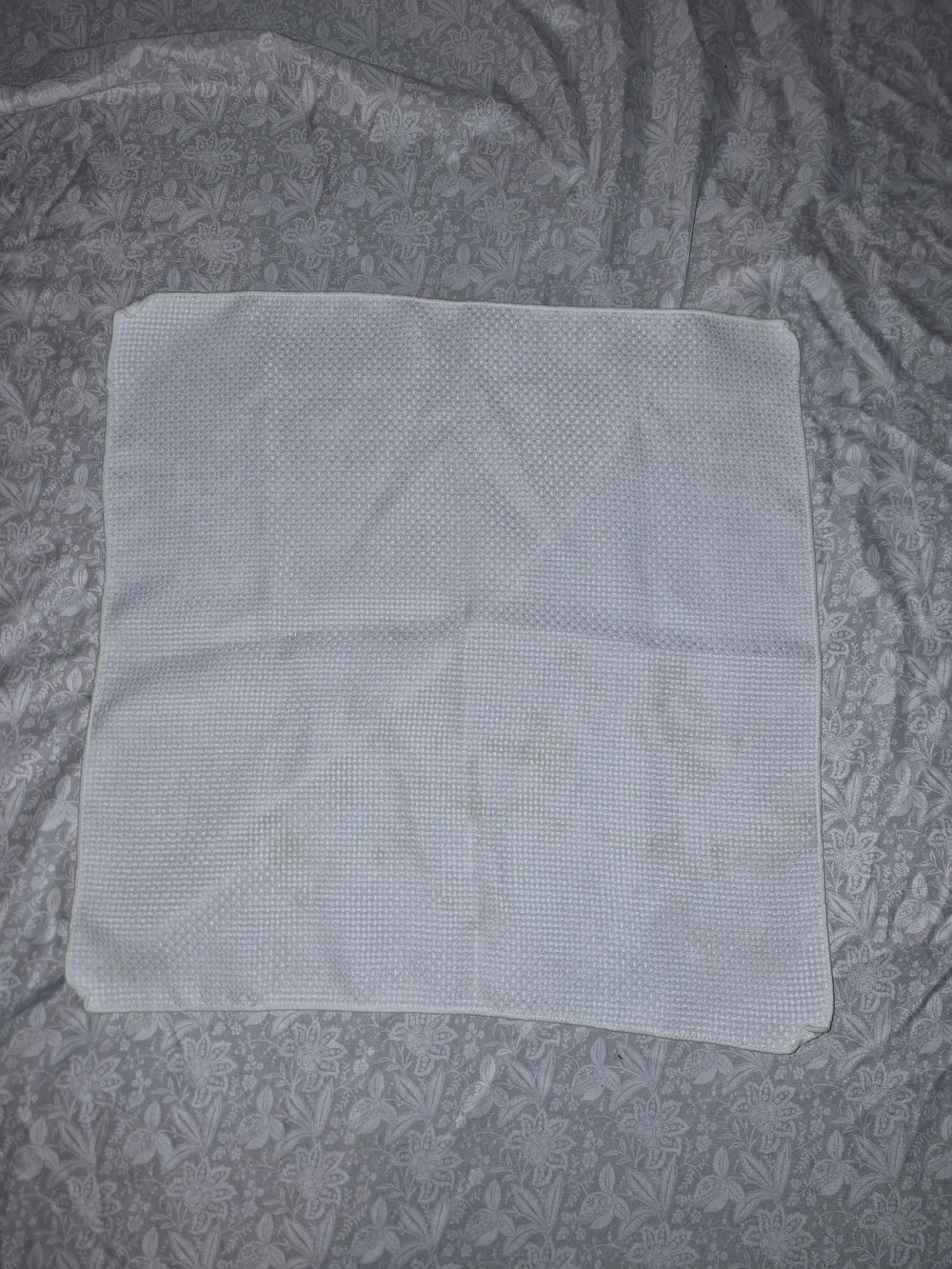 White Textured Cloth Napkins - Set of 4